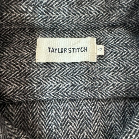 Taylor Stitch - 42=L Mens Wool Shirt Jacket- Grey - Wool- Worn Twice - Picture 3 of 5